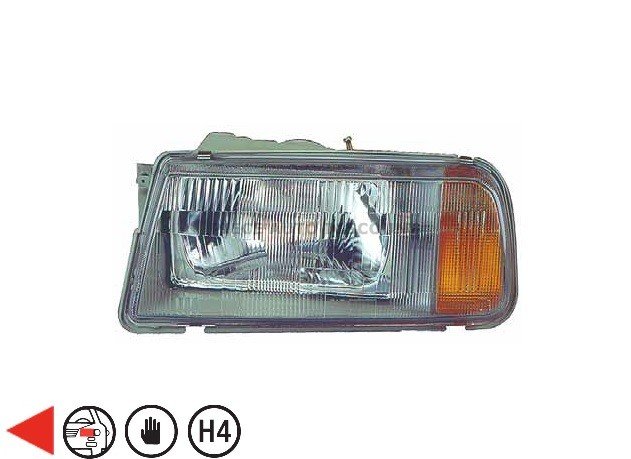 Acessar a peça Farol esquerdo manual h4+p21w+w5w Acessar a peça Farol esquerdo manual h4+p21w+w5w