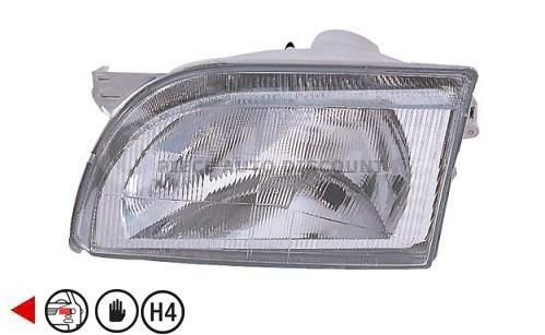 Acessar a peça Farol esquerdo manual h4