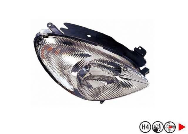 Acessar a peça Farol do lado direito H4 ->04