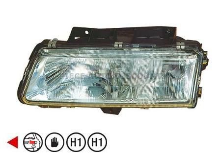 Acessar a peça Farol esquerdo manual h1+h1+w5w Acessar a peça Farol esquerdo manual h1+h1+w5w