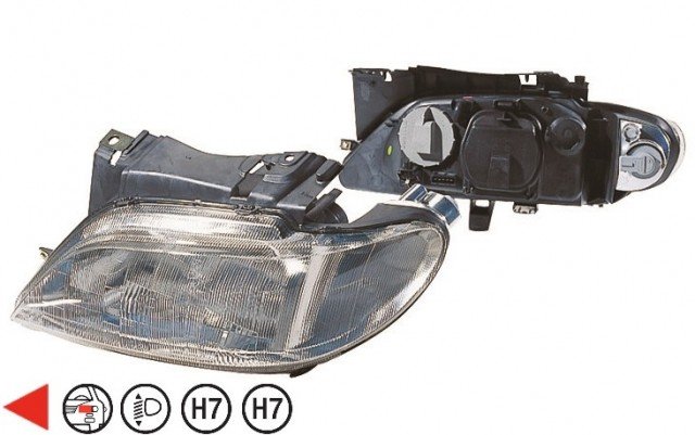 Acessar a peça Farol esquerdo H7+H7