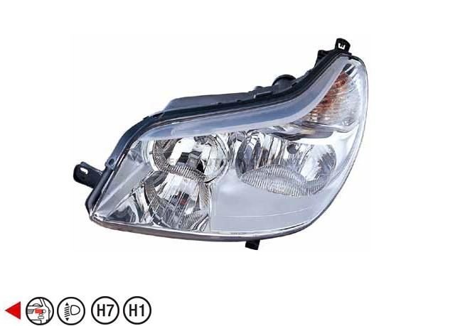 Acessar a peça Farol esquerdo H1+H7 Acessar a peça Farol esquerdo H1+H7