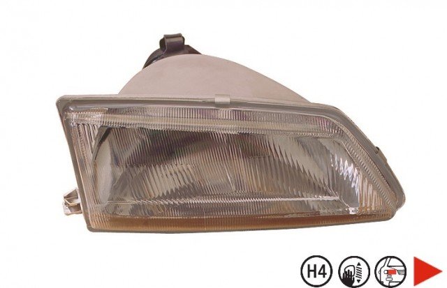 Acessar a peça Farol manual e elétrico, direito, H4+W5W Acessar a peça Farol manual e elétrico, direito, H4+W5W