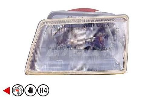 Acessar a peça Farol esquerdo manual h4+w5w Acessar a peça Farol esquerdo manual h4+w5w