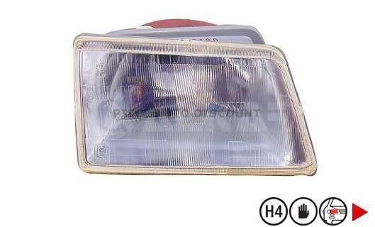 Acessar a peça Farol direito manual h4+w5w Acessar a peça Farol direito manual h4+w5w