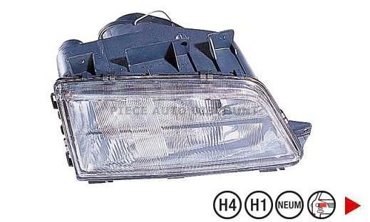 Acessar a peça Farol direito H4+H1 Acessar a peça Farol direito H4+H1