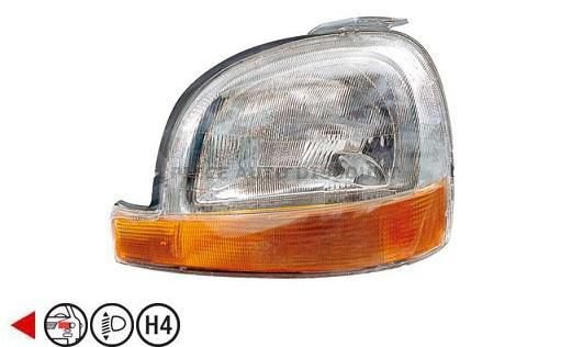 Acessar a peça Farol esquerdo H4