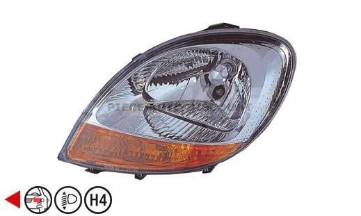 Acessar a peça Pisca laranja H4 do farol esquerdo