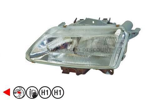 Acessar a peça Farol esquerdo elétrico H1+H1 ->00