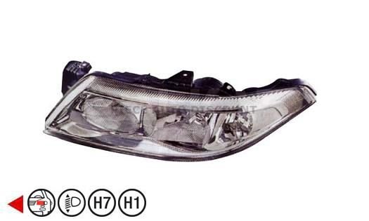 Acessar a peça Farol esquerdo H1+H7