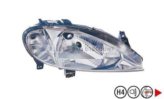 Acessar a peça Farol direito H4