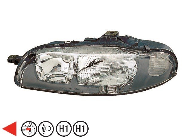 Acessar a peça Farol esquerdo h1+h1 sx