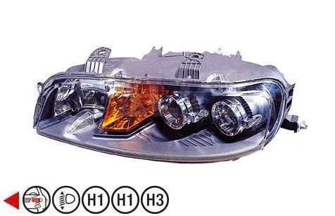 Acessar a peça Farol esquerdo H1+H1+H3 01->