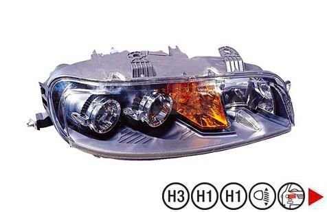 Acessar a peça Farol direito H1+H1+H3 01->