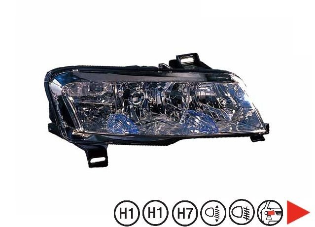 Acessar a peça Farol direito H1+H7+H1 5ptes