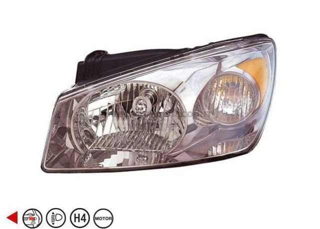 Acessar a peça Farol elétrico do lado esquerdo, H4 (motor) (até 2006) Acessar a peça Farol elétrico do lado esquerdo, H4 (motor) (até 2006)