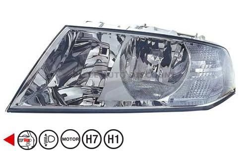 Acessar a peça Farol esquerdo eletrico com motor h1+h7+w5w