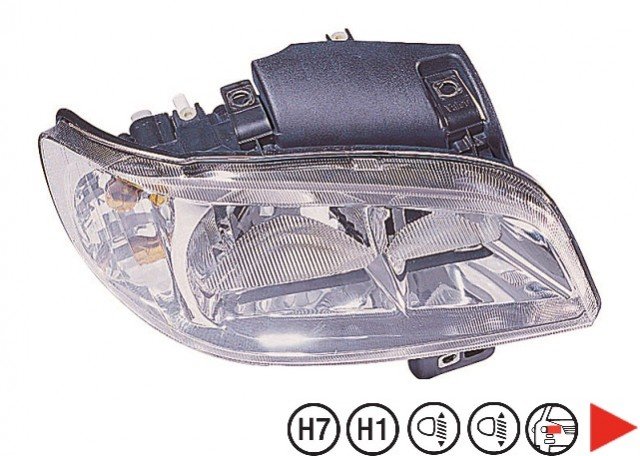 Acessar a peça H1+H7 farol direito Acessar a peça H1+H7 farol direito