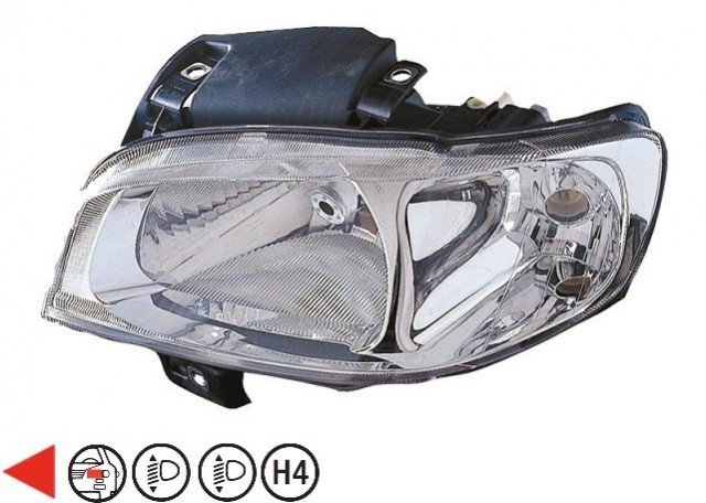 Acessar a peça Farol esquerdo H4 Acessar a peça Farol esquerdo H4