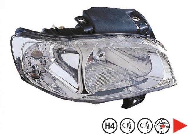 Acessar a peça Farol direito H4 Acessar a peça Farol direito H4