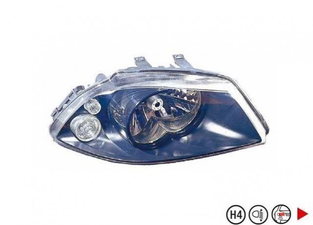 Acessar a peça Farol direito H4 Acessar a peça Farol direito H4
