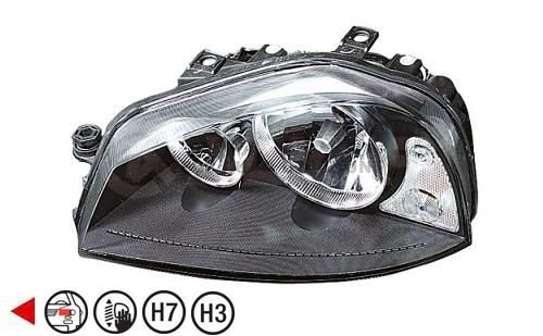 Acessar a peça Farol esquerdo H7+H3 Acessar a peça Farol esquerdo H7+H3
