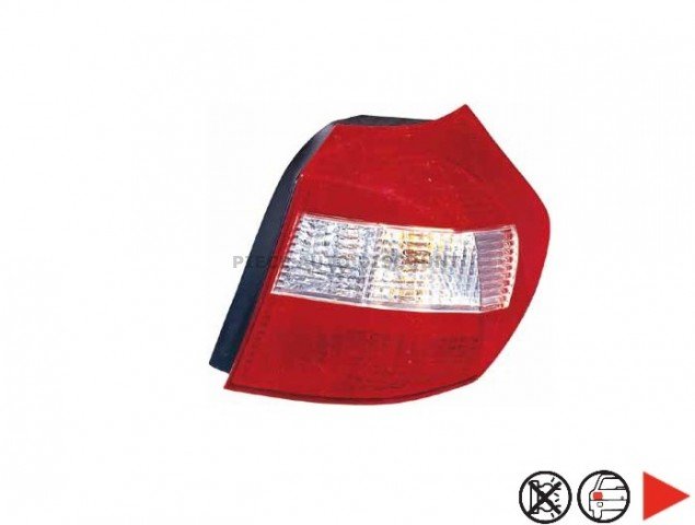 Acessar a peça Farolim traseiro direito Vermelho - Branco