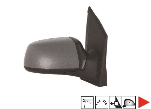 Acessar a peça Espelho direito mecânico, convexo, preparado