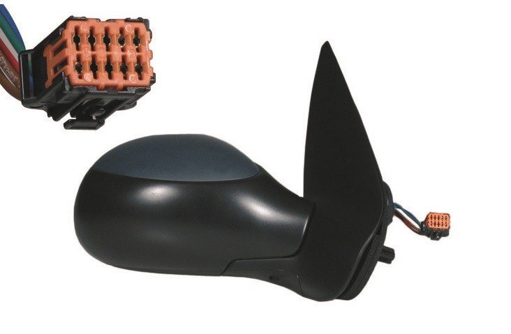 Espelho retrovisor elétrico direito, aquecido, preparado, convexo, sonda (7 pinos) (a partir de 2003)