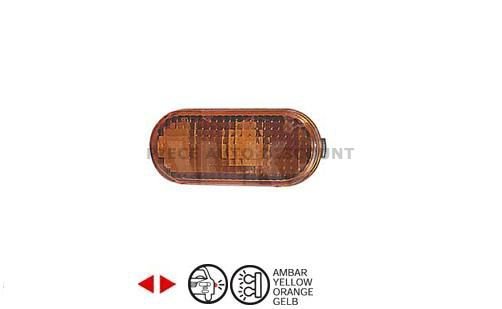 Acessar a peça Pisca lateral âmbar [oval]