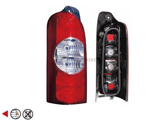 Acessar a peça Grupo optico traseiro esquerdopy21w+p21wx2+p21/5w tipo e 2003->2004