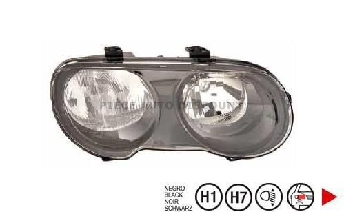 Acessar a peça Farol direito eletrico base preta h1+h7+w5w Acessar a peça Farol direito eletrico base preta h1+h7+w5w