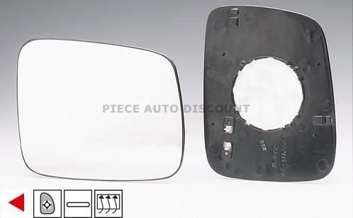 Acessar a peça Vidro com suporte esquerdo plano, termico ->2003