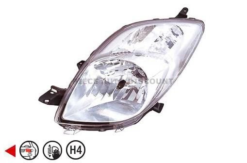 Acessar a peça Farol esquerdo H4 5ptes Acessar a peça Farol esquerdo H4 5ptes
