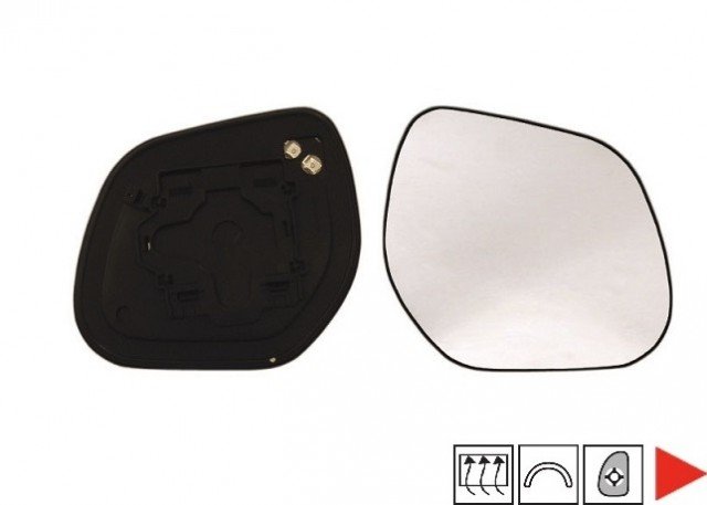 Acessar a peça Vidro com suporte direito convexo, termico Acessar a peça Vidro com suporte direito convexo, termico