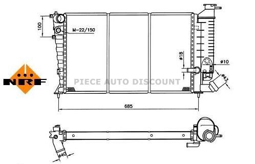 Acessar a peça Radiador 1.9l td 93-> Acessar a peça Radiador 1.9l td 93->