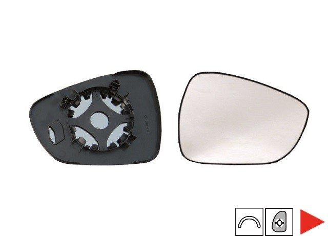 Acessar a peça Vidro com suporte direito convexo Acessar a peça Vidro com suporte direito convexo