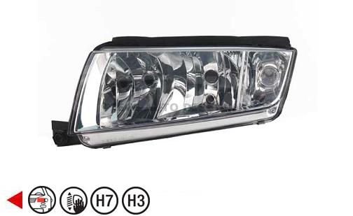 Acessar a peça Farol esquerdo H7+H3 [cromado].