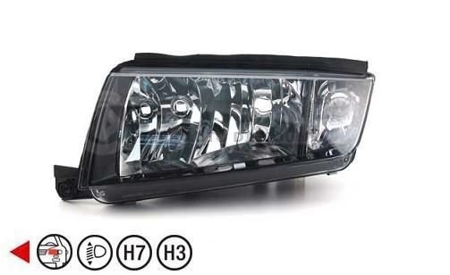 Acessar a peça Farol esquerdo H7+H3 [Preto] [Preto