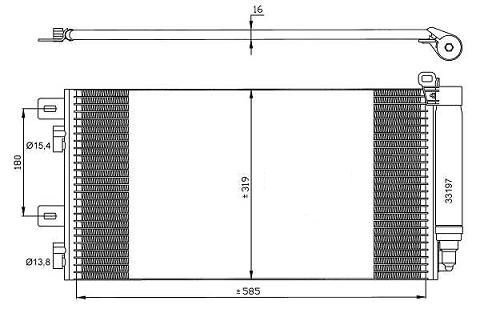 Condensador ar condicionado 1.6l MINI MINI  pour MINI MINI Condensador ar condicionado 1.6l MINI MINI  pour MINI MINI