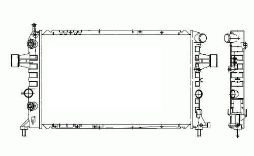 Radiador 1.6l - 1.8l - 2.0l - 2.2l - 1.7l td - 2.0l di - 2.2l dti OPEL ASTRA  pour OPEL ASTRA Radiador 1.6l - 1.8l - 2.0l - 2.2l - 1.7l td - 2.0l di - 2.2l dti OPEL ASTRA  pour OPEL ASTRA