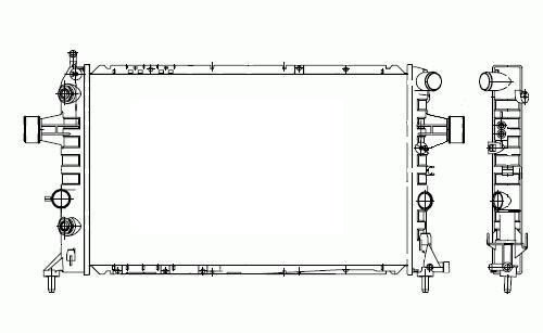Radiador 1.6l - 1.8l - 2.0l opc - 2.2l - 2.0l di/dti - 2.2l dti OPEL ZAFIRA  pour OPEL ZAFIRA Radiador 1.6l - 1.8l - 2.0l opc - 2.2l - 2.0l di/dti - 2.2l dti OPEL ZAFIRA  pour OPEL ZAFIRA
