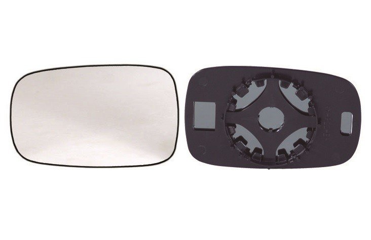Vidro com suporte reversivel convexo