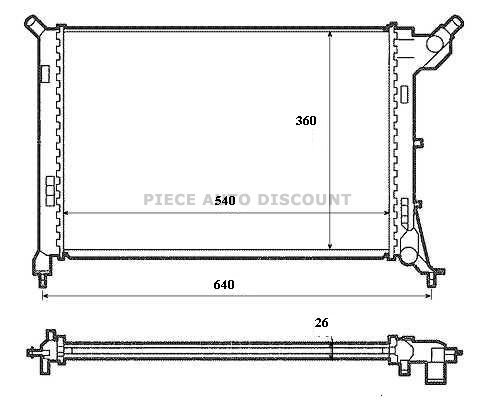Acessar a peça Radiator one 1.4l - cooper 1.6l Acessar a peça Radiator one 1.4l - cooper 1.6l