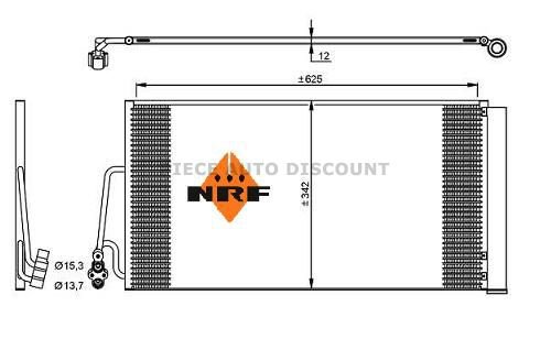 Acessar a peça Condensador climatização 1.6l Acessar a peça Condensador climatização 1.6l
