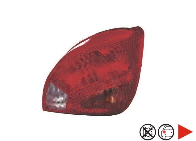 Acessar a peça Farolim traseiro exterior direito