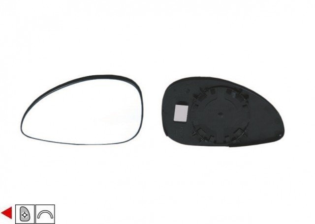 Acessar a peça Vidro com suporte esquerdo convexo Acessar a peça Vidro com suporte esquerdo convexo