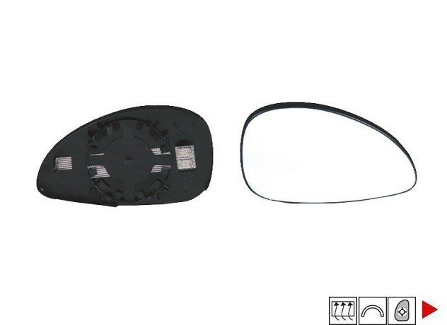 Acessar a peça Vidro com suporte direito convexo, termico Acessar a peça Vidro com suporte direito convexo, termico