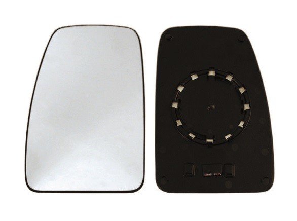 Vidro + suporte espelho esquerdo aquecido [grande]