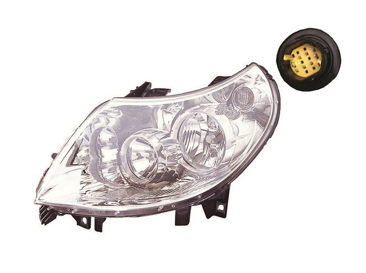 Farol esquerdo H1+H7 (até 2010)